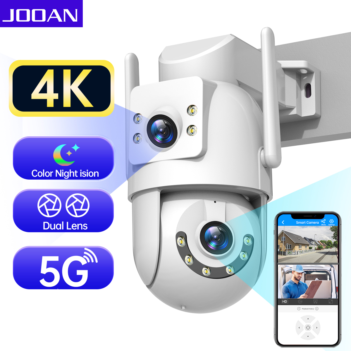 Eufy Camera E220 - Jooan 3MP 5MP PTZ WIFI IP